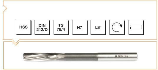 Makina Takım HSS DIN 212 Silindirik Saplı Makina Raybası 9 mm