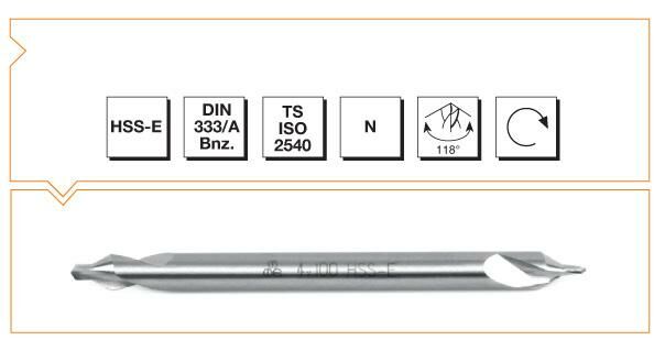 Makina Takım HSS-E DIN 333/A Bnz. Punta Matkabı - UZUN 4 MM