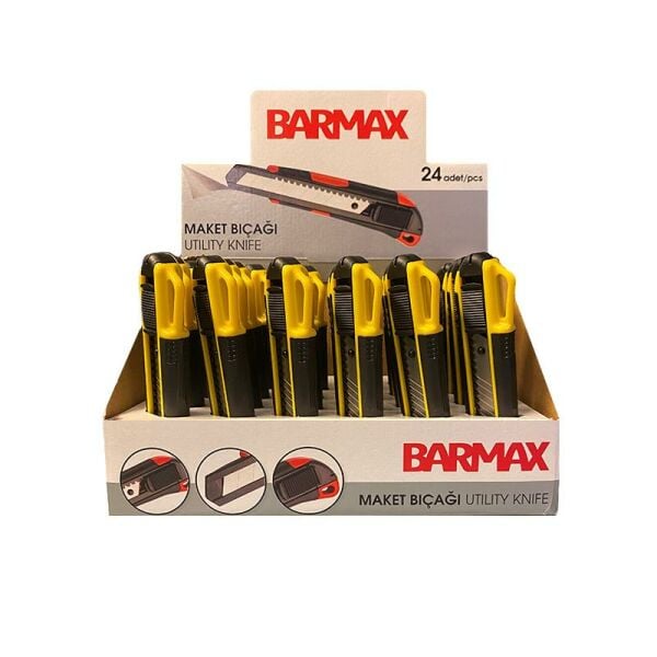 Barmax Profesyonel Maket Bıçağı Plastik Gövde (18 mm) MB353101