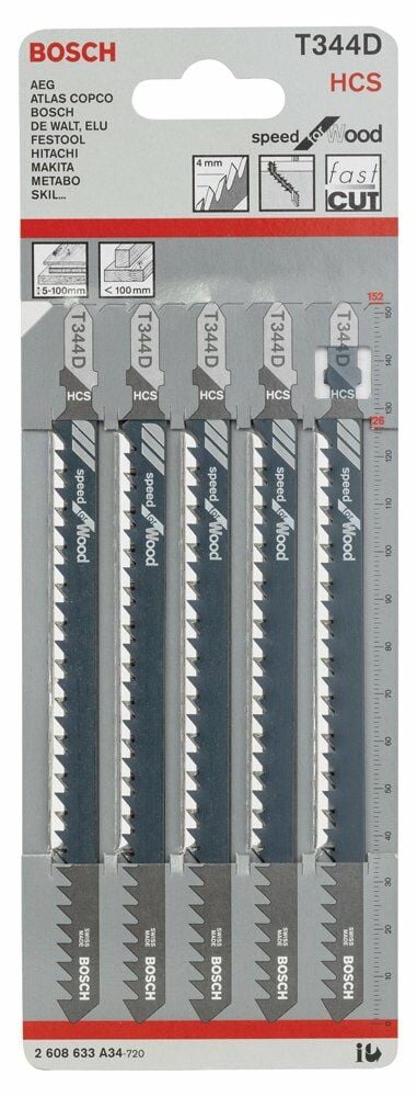 Bosch T 344 D Speed For Wood 5Lı 2608633A34