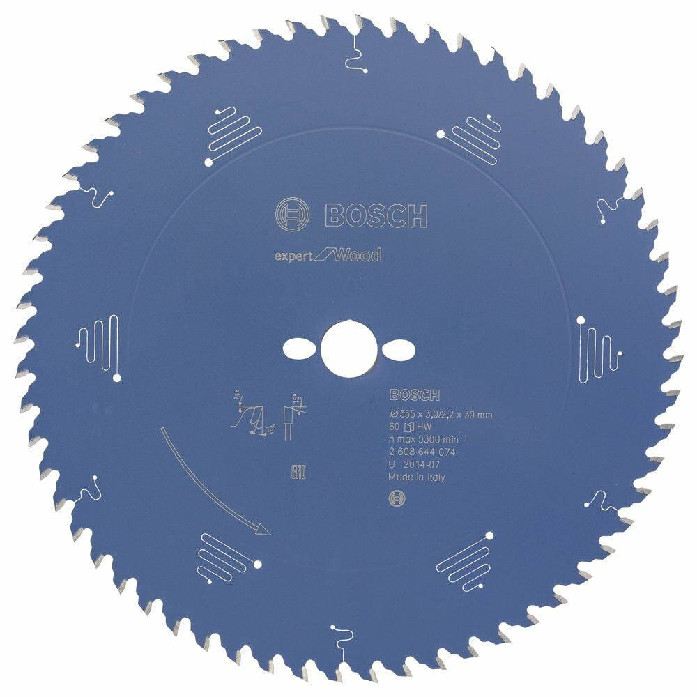 Bosch - Expert Serisi Ahşap için Daire Testere Bıçağı 355*30 mm 60 Diş