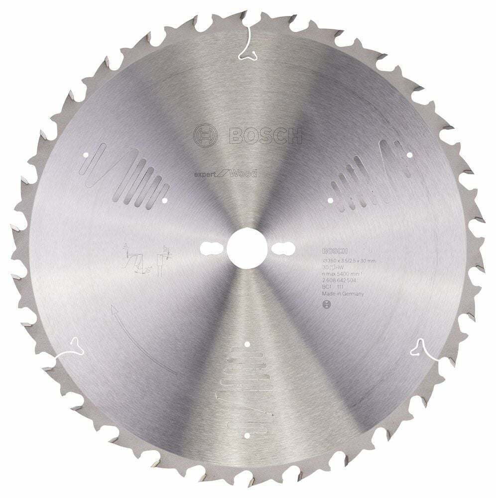 Bosch - Expert Serisi Ahşap için Daire Testere Bıçağı 350*30 mm 30 Diş
