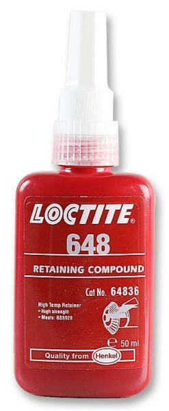 LOCTITE 648 Rulman Sabitleyici Yüksek Mukavemet 50 ml (2813130)