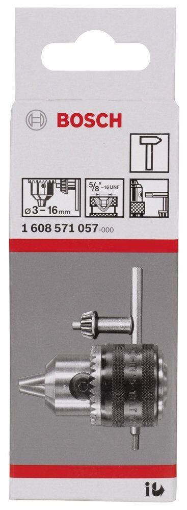 Bosch 3-16 Mm - 5/8''''-16 Anahtarlı Mandren 1608571057