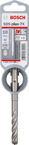 Bosch - SDS-Plus-7X Serisi Kırıcı Delici Matkap Ucu 10*115  mm