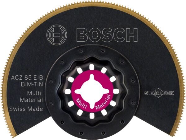 Bosch - Starlock - ACZ 85 EIB - BIM-TIN Çoklu Malzeme İçin Segman Testere Bıçağı, Bombeli 10'lu