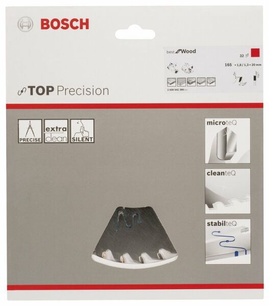 Bosch Bfw Daıre Test.Bıc. 165*20 Mm 32 D E 2608642386