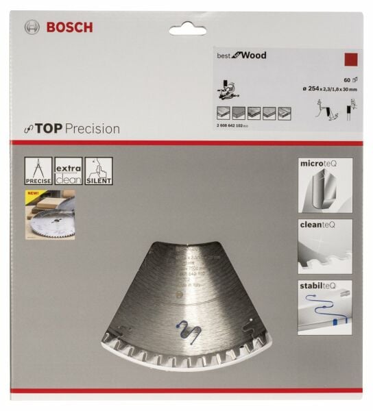 Bosch Bfw Daıre Test.Bıc. 254*30 Mm 60 D G 2608642102