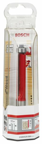 Bosch - Expert Serisi Laminant İçin Çift Oluklu, Sert Metal Altta Bilya Yataklı Freze Ucu 12*12,7*106,8 mm