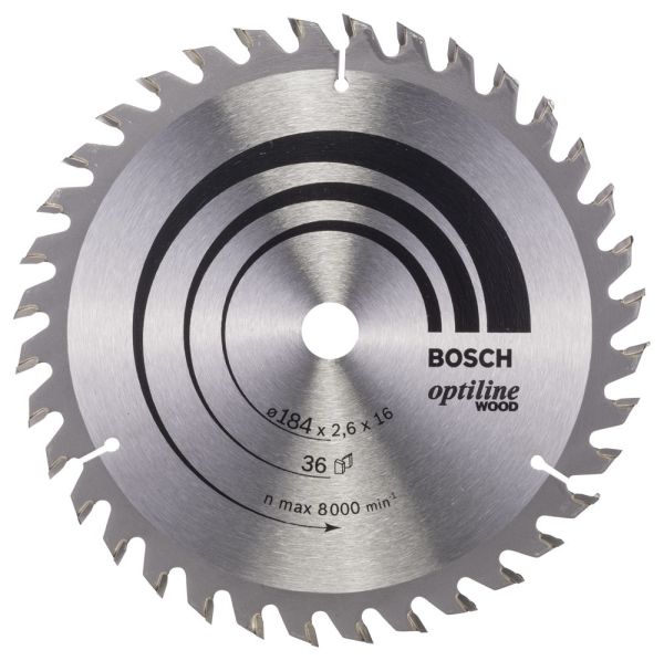 Bosch Daire Testere Bıçağı Op Wo H 184X16-36 2608640818