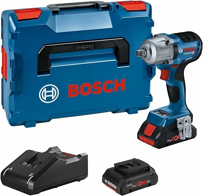 BOSCH GDS 18V-450 PC AKULU SOMUN SIKMA ( 2X4,0 AH AKU )