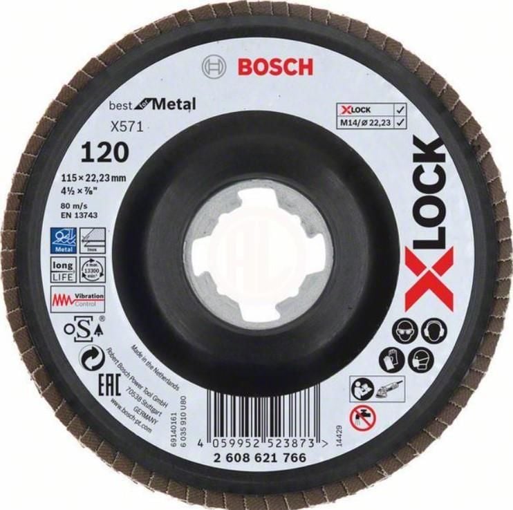 X-LOCK BFM 115MM 60K P.FLAP DISK.II