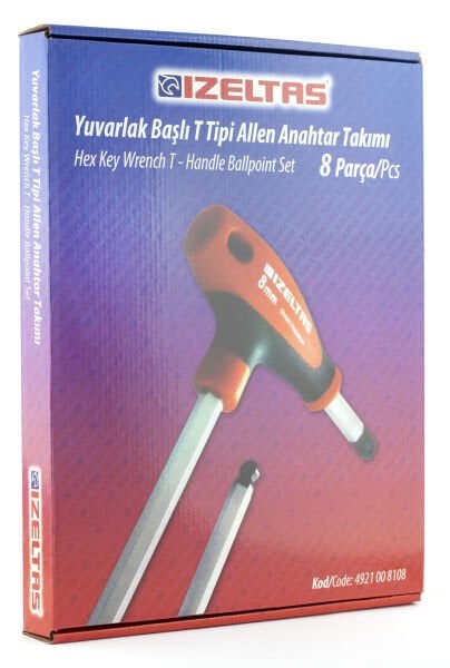 İzeltaş 8 Lı T Tıpı Yuv.Basl.Allen Tk. 4921008108