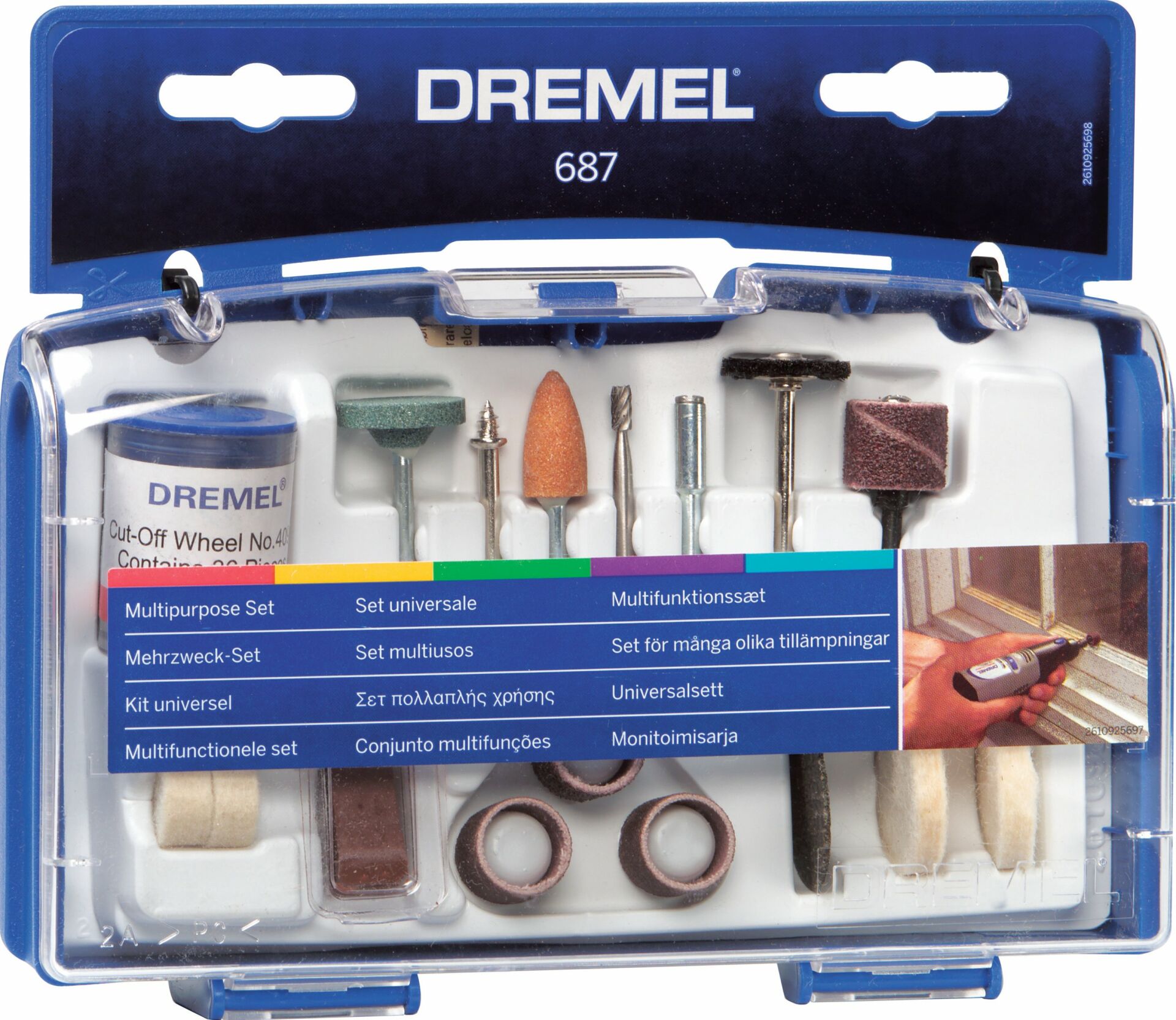 DREMEL® Çok Amaçlı Aksesuar Seti (687)