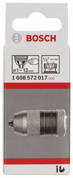 Bosch - 1-13 mm - 1/2''-20 Anahtarsız Mandren