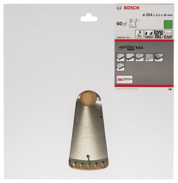 Bosch Daıre Testere Bıcagı Op Wo B 254X30-60