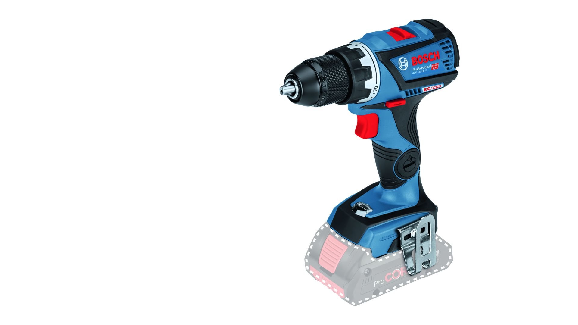 Bosch Professional GSR 18V-60 C Akülü Vidalama Matkabı (Aküsüz) - 06019G1102