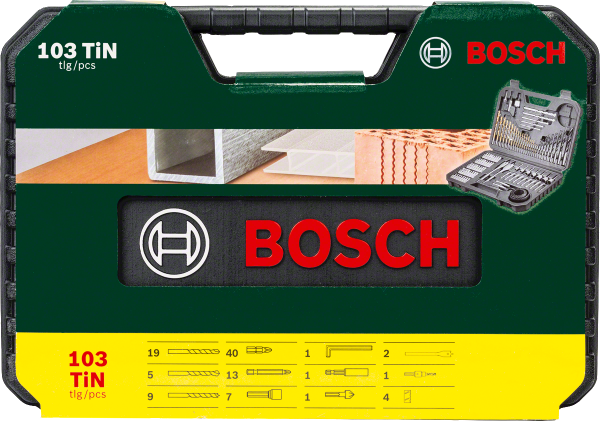 Bosch V-Line 103 Parca Vidalama/Matkap Ucu Seti 2607017367