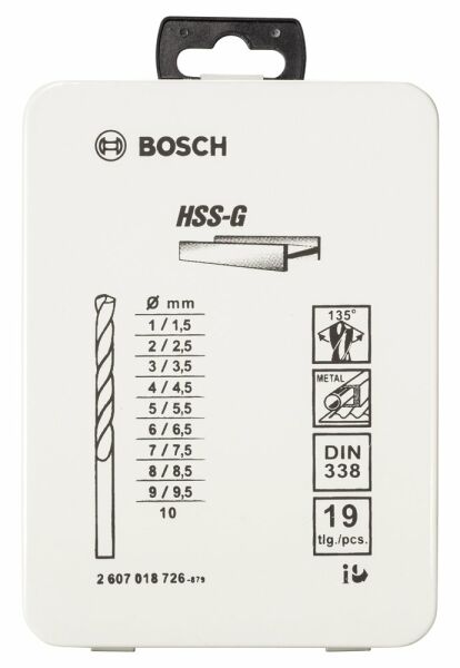 Bosch Hss-G Metal Matkap Ucu Setı 19 Parca 2607018726