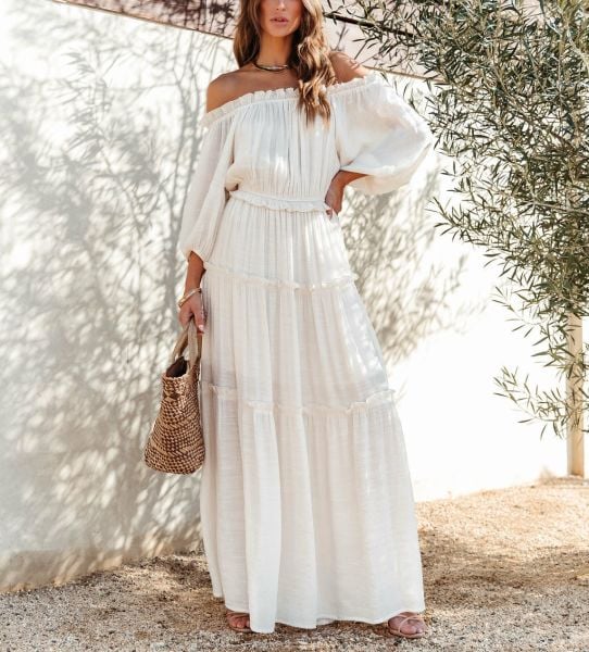 ECRU DRESS