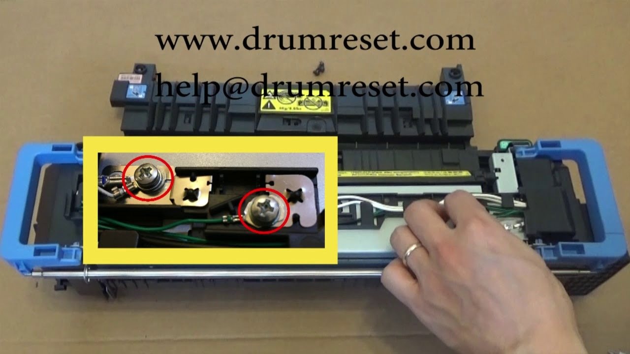 HP 855  880 FUSER RESETLEME SIFIRLAMA