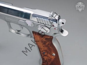 CZ 75B // Mat,Parlak Beyaz Krom Kaplama