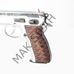 Cz 75 B Zigzag Motif Ceviz Ağacı Silah Kabzesi