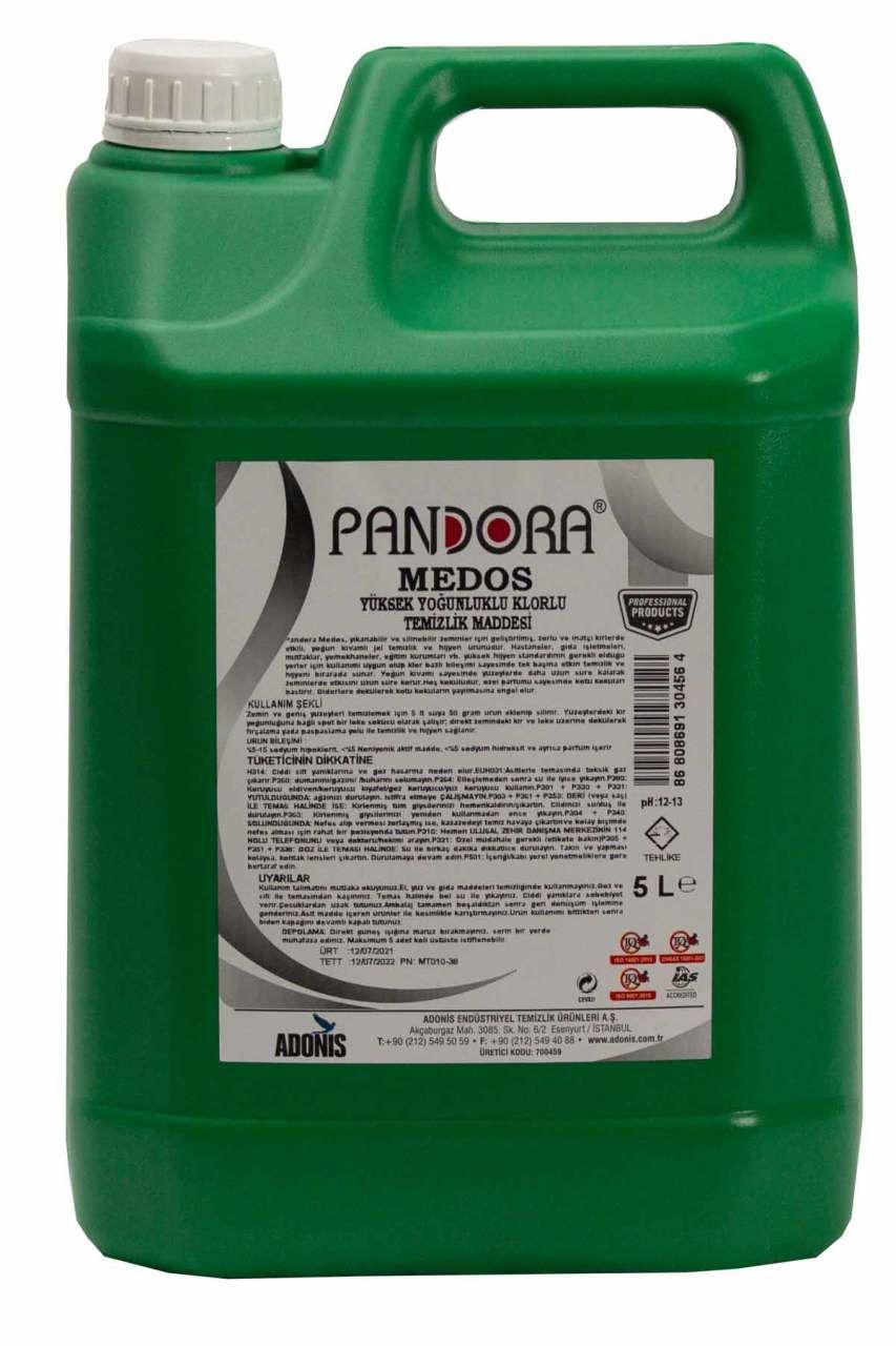 Pandora Medos Yoğun Kıvamlı Çamaşır Suyu 5 L