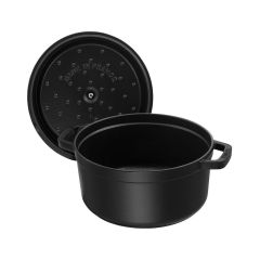 Staub La Cocotte Döküm Tencere Siyah 28 cm 6,75 lt Yuvarlak