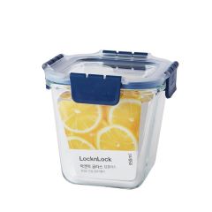 LocknLock Top Class Fırın & Saklama Kabı Kare Kilitli 950 ml - Mavi