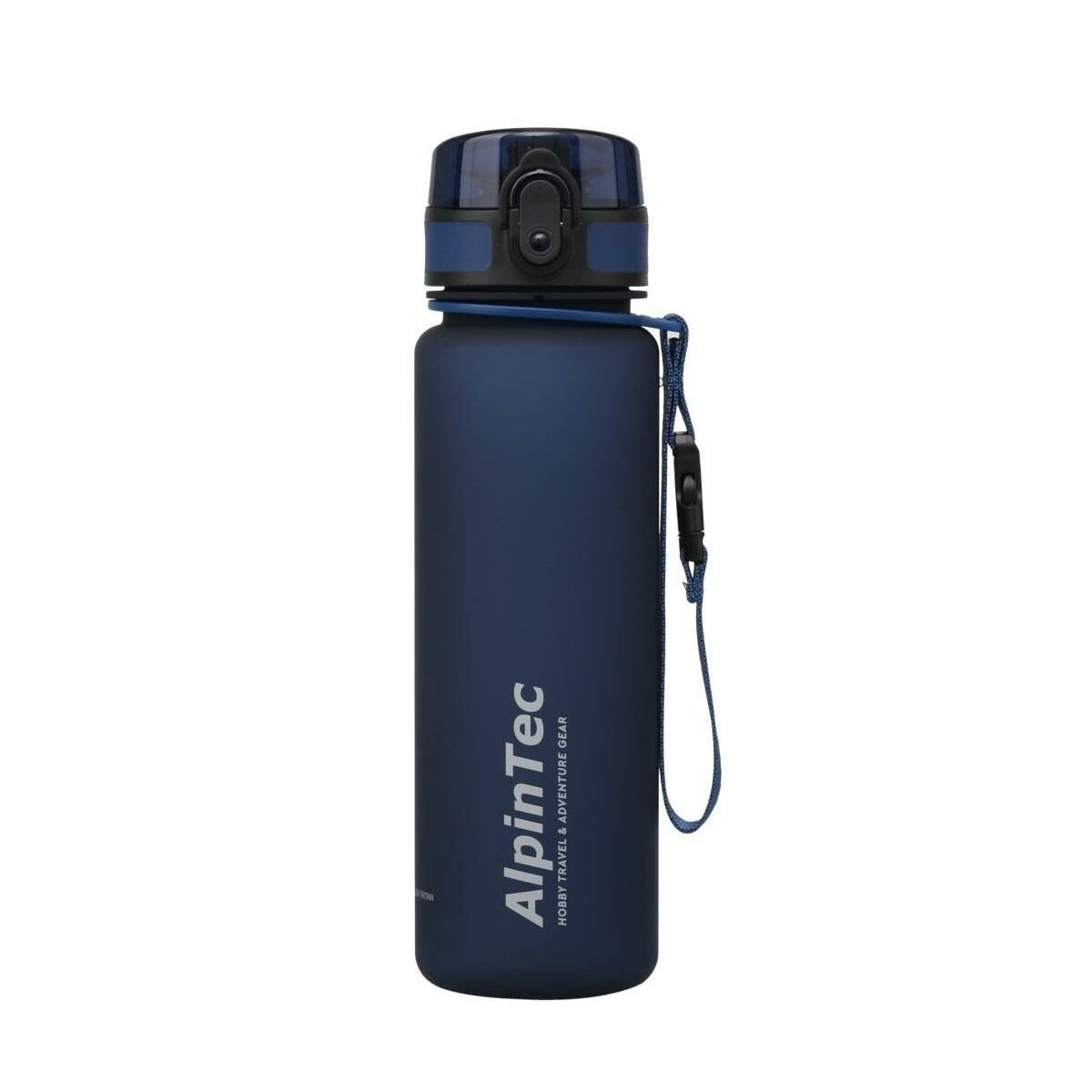 AlpinTec Lacivert 23 cm 500 ML Tritan Su Matarası