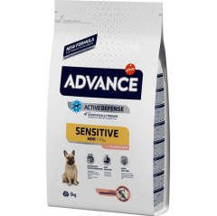 Advance Mini Sensitive Somonlu Küçük Irk Köpek Maması 3 Kg