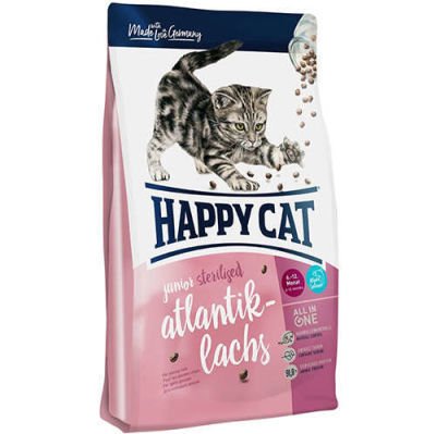 Happy Cat Junior Sterilised Somon Kısırlaştırılmış Yavru Kedi Maması 1,4 Kg