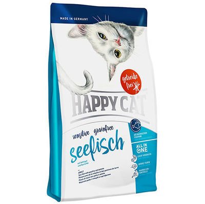 Happy Cat Seefisch Okyanus Balıklı Sensitive Tahılsız Kedi Maması 4 Kg