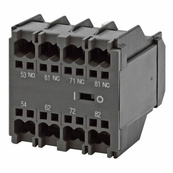 Omron - J73KC-AM-40  Auxiliary Contact Module for Motor Contactor, Push-In Plus Terminals,  Contacts: NO 4 NC 0, H×W×D 40.5 x 38.5 x 41.5 mm