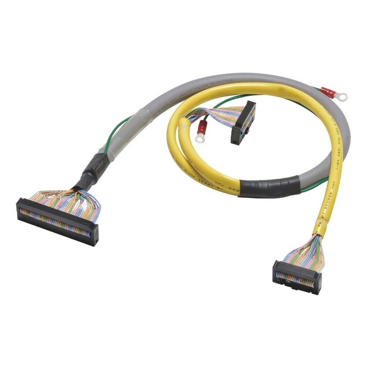 Omron - XW2Z-RO300-275-D1  I/O connection cable, with shield connection, MIL40 to 2 x MIL20 for G70A-ZOC16-3, 0.75 m
