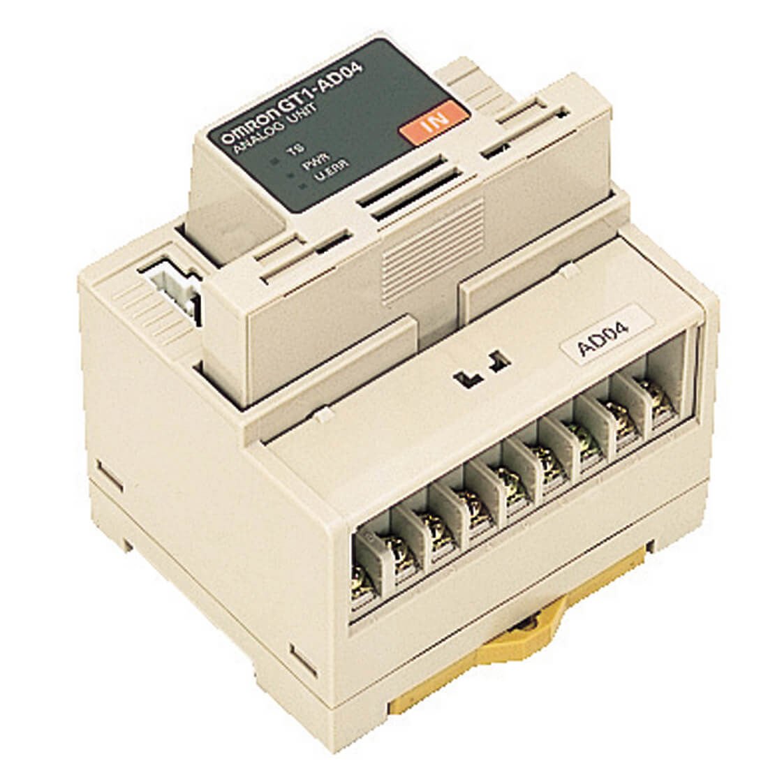 Omron - GT1-AD04  Multiple I/O analog input terminal, 4 x inputs 0/4 to 20 mA, 0/1 to 5 V, -10 to 10 V