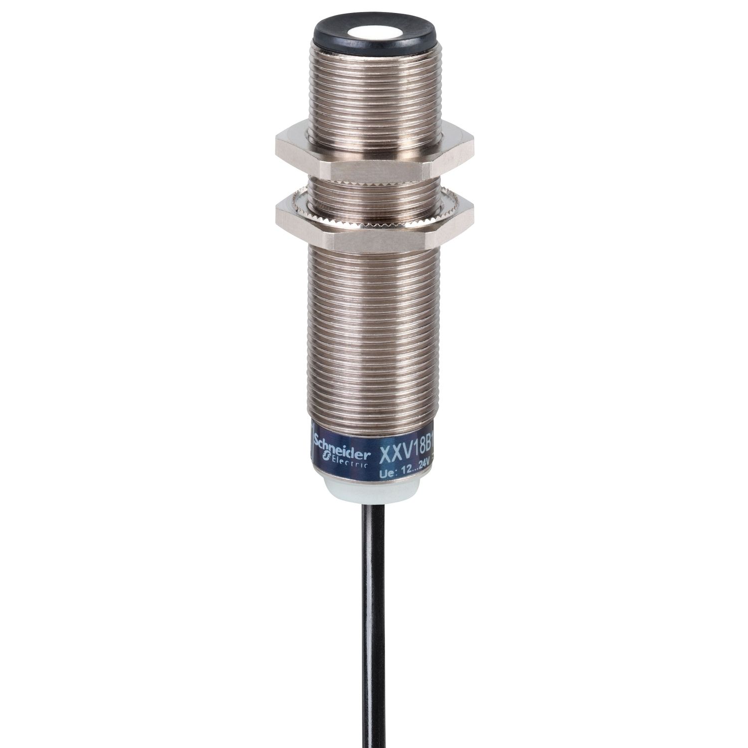 Telemecanique - XXV18B1PAL2  Ultrasonik Sensör - M18 Metal - Sn 50Mm - Pnp Na - Kablo 2M