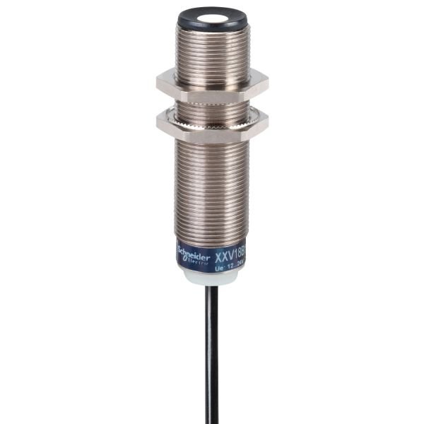 Telemecanique - XXV18B1PAL2  Ultrasonik Sensör - M18 Metal - Sn 50Mm - Pnp Na - Kablo 2M