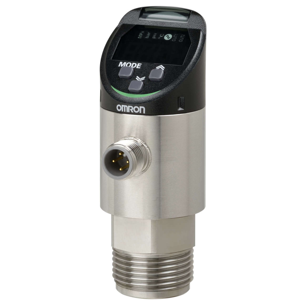Omron - E8PC-400D  Pressure sensor, liquid, 0 to 40 MPa, PNP, IO-Link COM2, analog, display MPa only