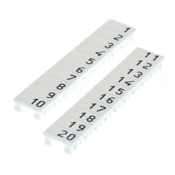 Omron - XW5Z-S2.5LB-31-40  Yazılı plastik etiket, 2.5 mm² vidalı klemens ile uyumlu, 10 adet, 31-40