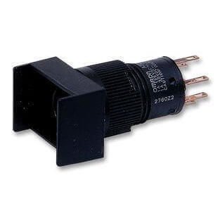 Omron - A3CJ-7011  Rectangular switch unit, SPST-NO + SPST-NC, 1 A (125 VAC)/ 0.5 A (230 VAC), solder terminal, momentary