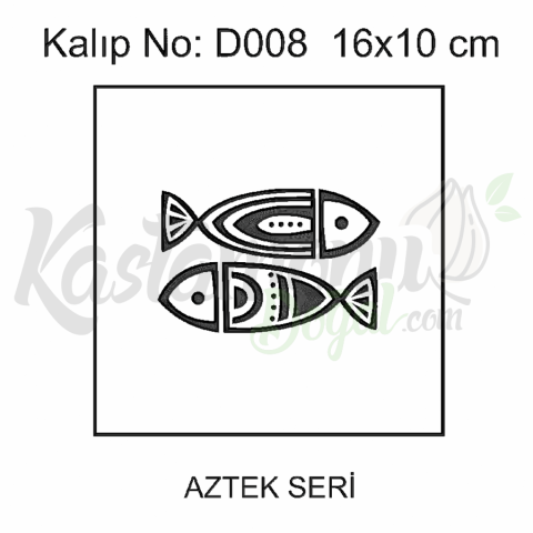 STİLİZE EDİLMİŞ BALIK DESENİ