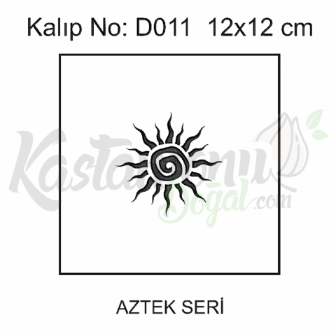 STİLİZE EDİLMİŞ GÜNEŞ DESENİ