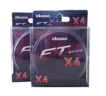 Okuma Ft-X4 Braided Line 300 mt Grey Örgü İp 205 mm