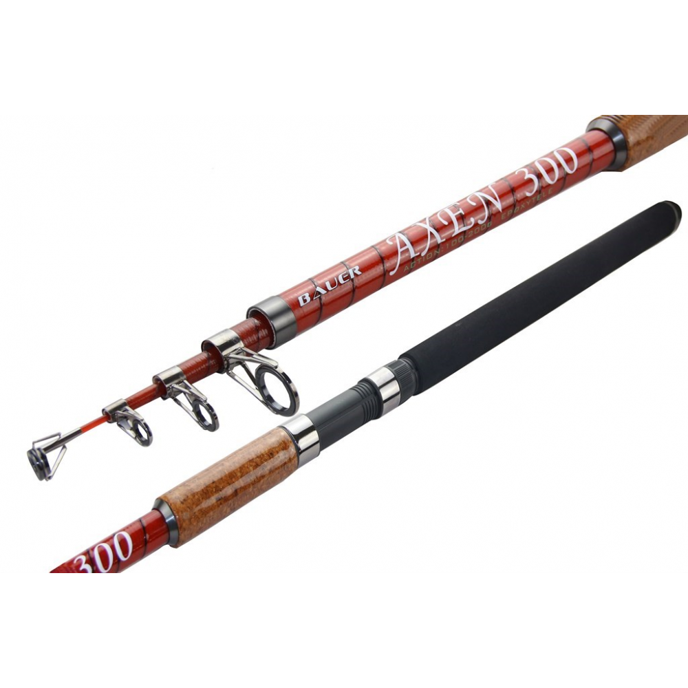 Bauer Axen Karbon 350cm Teleskobik Olta Kamışı 100-200 gr atarlı