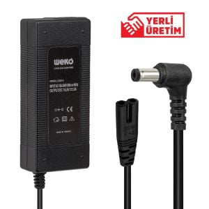 4S 16.8Volt 3 Amper Lityum Şarjer  5,5x2,5 Uçlu Masaüstü Şarj Adaptörü