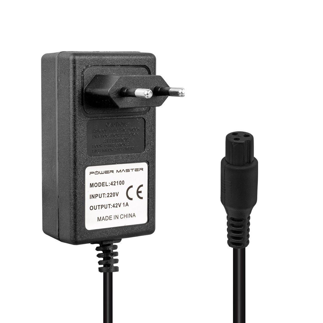 10S 42 VOLT - 1 AMPER 3 PİNLİ PRİZ TİPİ GİNGER LİTYUM ŞARJ ADAPTÖRÜ