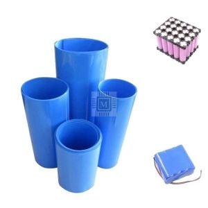 530mm Mavi Batarya Kaplama Shrink Isıyla Daralan PVC Makaron