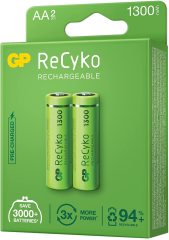 GP ReCyko 130AAHC 1300 mAh AA Ni-MH Şarj Edilebilir Kalem Pil 2'li